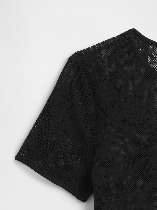 Image number 4 showing, Floral Lace Mesh Top