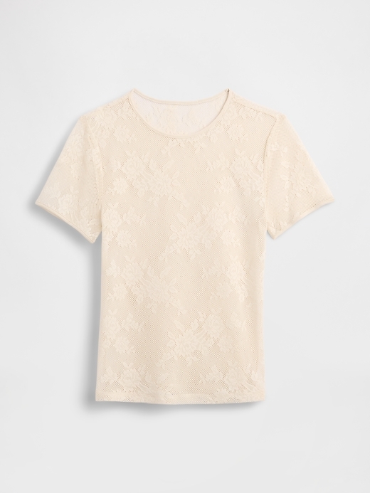 Image number 5 showing, Floral Lace Mesh Top
