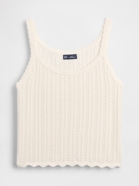100% Cotton Pointelle Tank Top