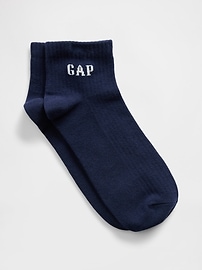 View large product image 1 of 1. Gap Logo Quarter Crew Socks