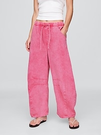 UltraSoft Railroad Striped Easy Horseshoe Jeans