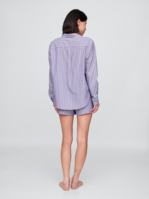 Image number 3 showing, Poplin PJ Shirt