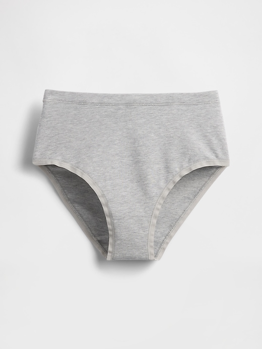 Image number 1 showing, Organic Stretch Cotton High Rise Bikini