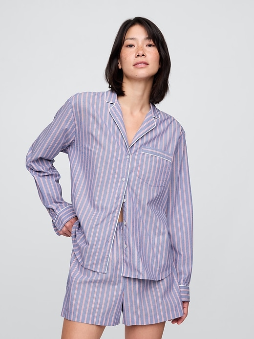 Image number 1 showing, Poplin PJ Shirt