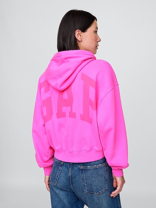 Image number 2 showing, VintageSoft Arch Logo Cropped Hoodie