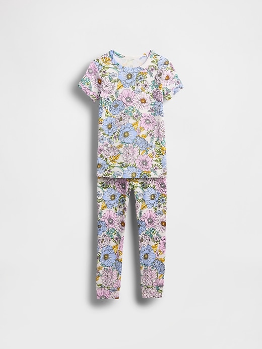 Image number 1 showing, Baby & Toddler Organic Brushed Cotton Floral PJ Set