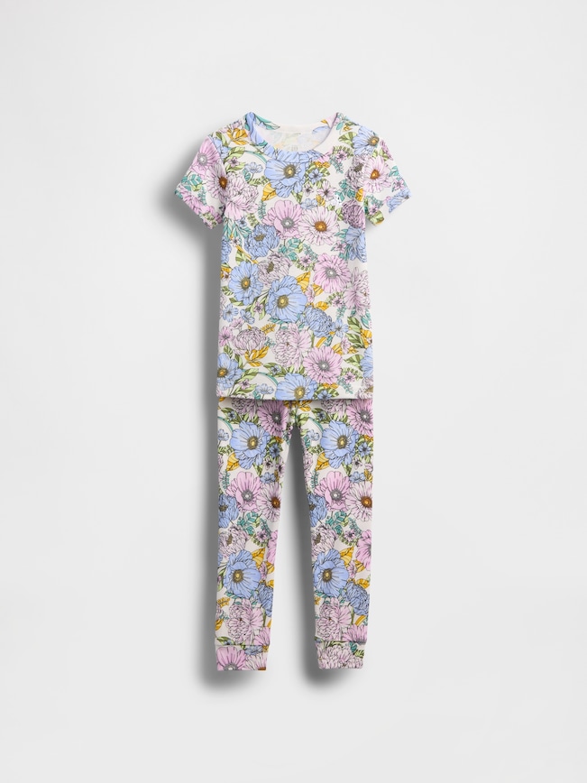 Baby & Toddler Organic Brushed Cotton Floral PJ Set