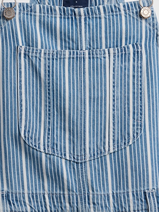 Image number 6 showing, UltraSoft Denim Stripe Shortalls