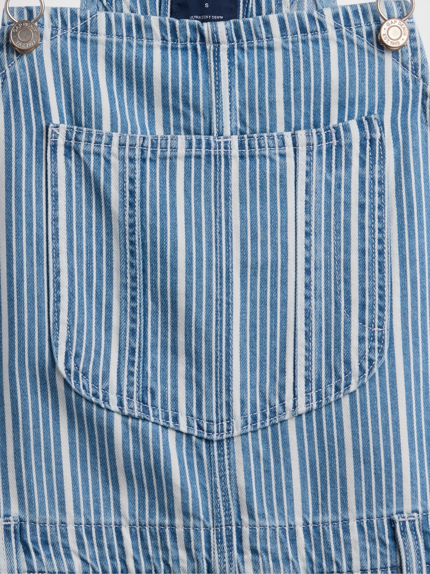Женские джинсы Gap UltraSoft Denim Shortalls — фото 6
