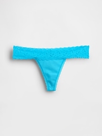 Low Rise Lace Thong