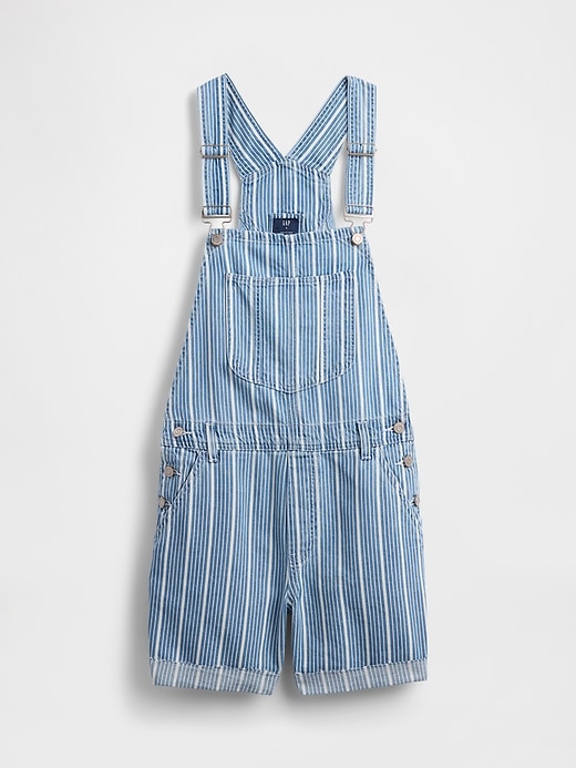 Image number 5 showing, UltraSoft Denim Stripe Shortalls