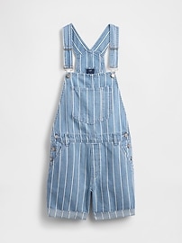 UltraSoft Denim Stripe Shortalls