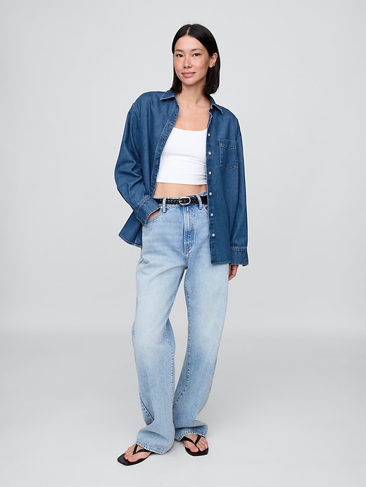 Image number 2 showing, UltraSoft Denim Big Shirt