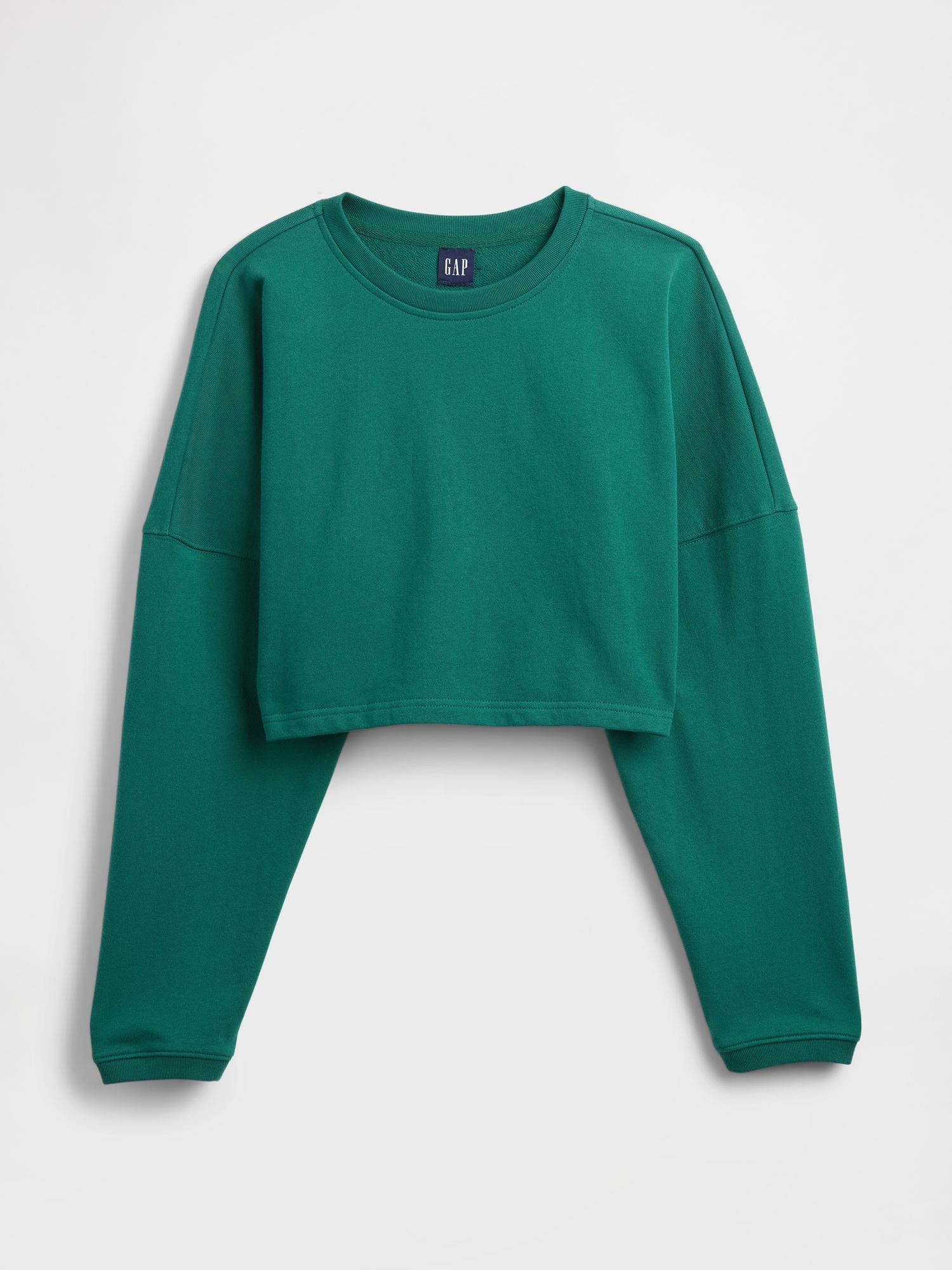 Gap French Terry Oversized Cropped Sweatshirt