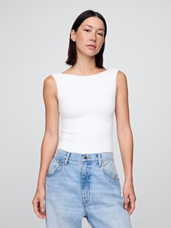 CloseKnit Jersey Boatneck Bodysuit