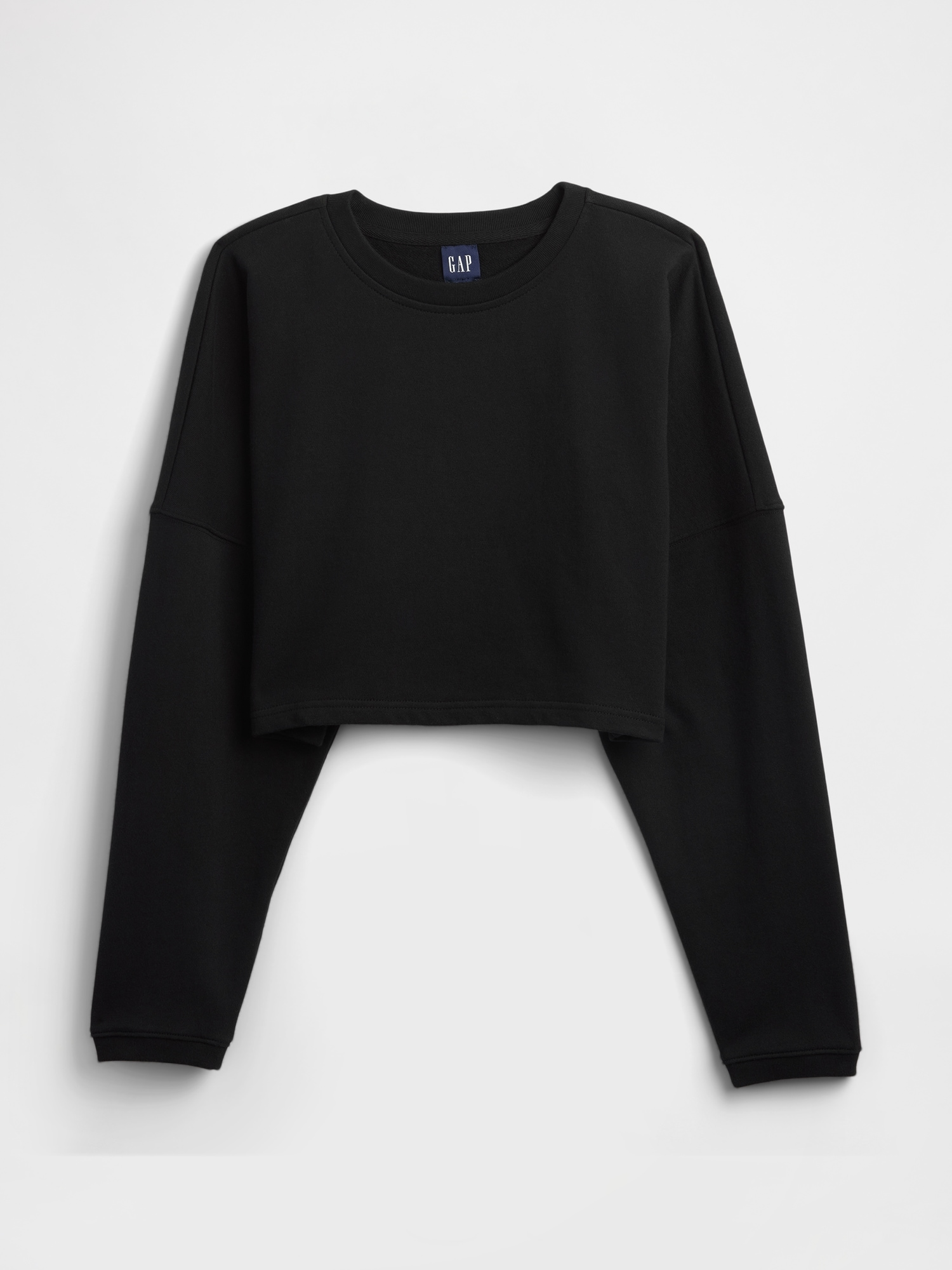 Gap French Terry Oversized Cropped Sweatshirt