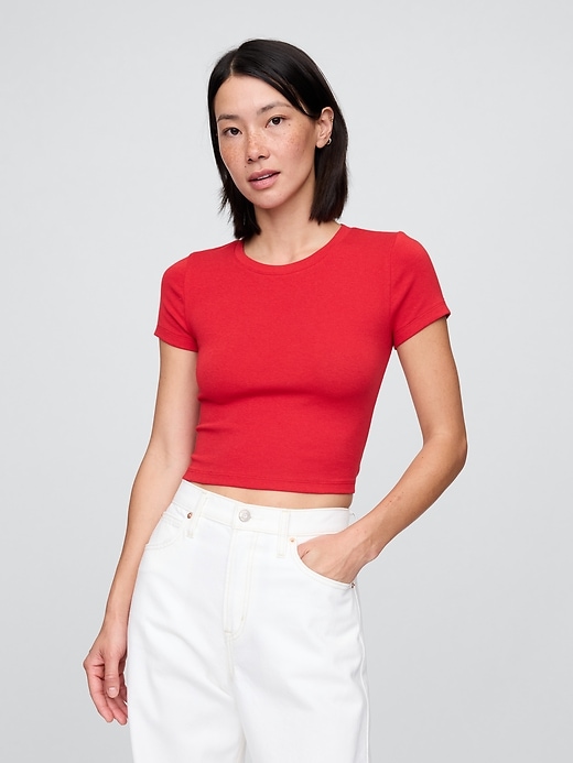 Image number 1 showing, Modern Crop T-Shirt
