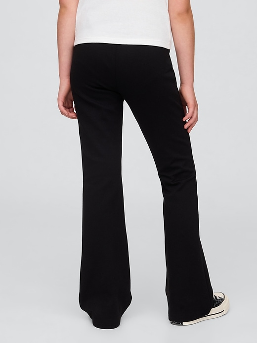 Image number 4 showing, Kids Uniform Ponte Easy Flare Pants