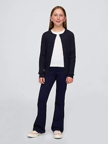 Kids Uniform Ponte Easy Flare Pants