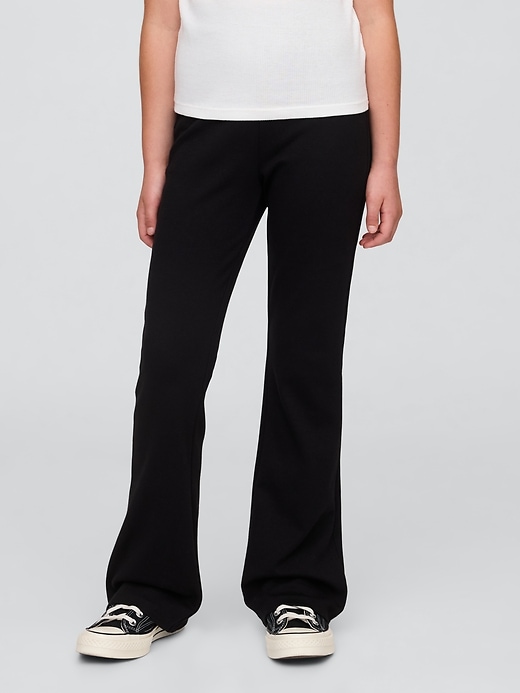 Image number 3 showing, Kids Uniform Ponte Easy Flare Pants