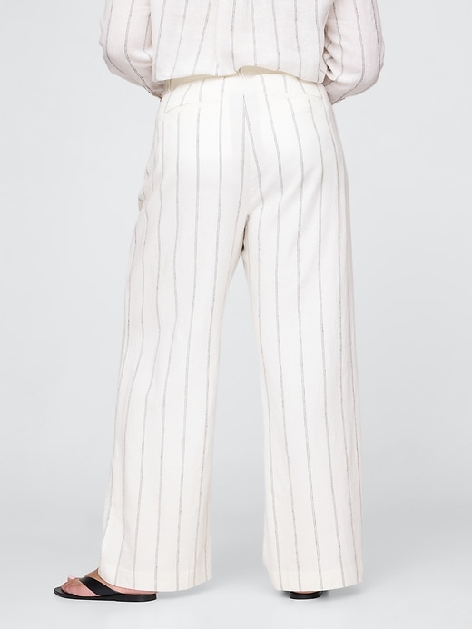 Image number 6 showing, 365 High Rise Linen-Blend Trousers