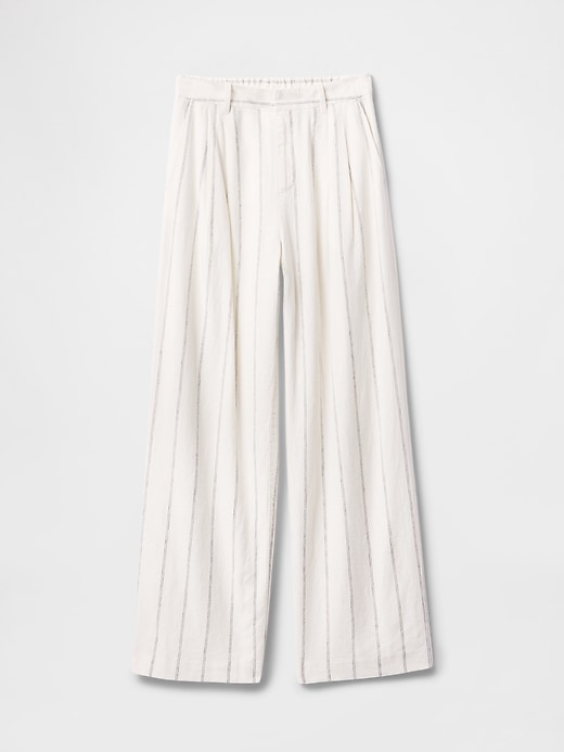 Image number 7 showing, 365 High Rise Linen-Blend Trousers