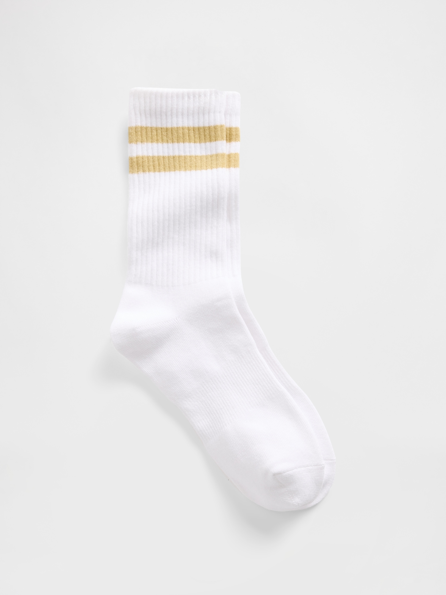 Athletic Crew Socks - Yellow