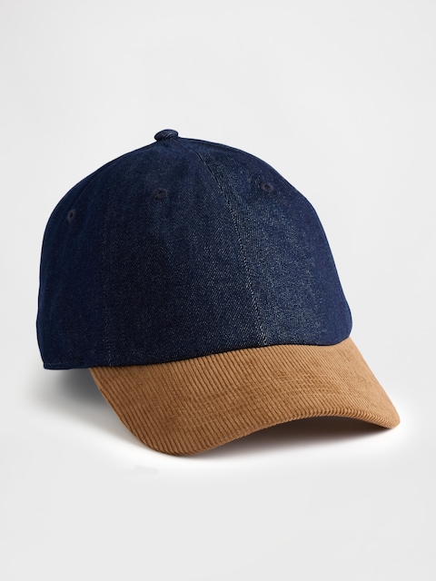 Denim & Corduroy Baseball Hat