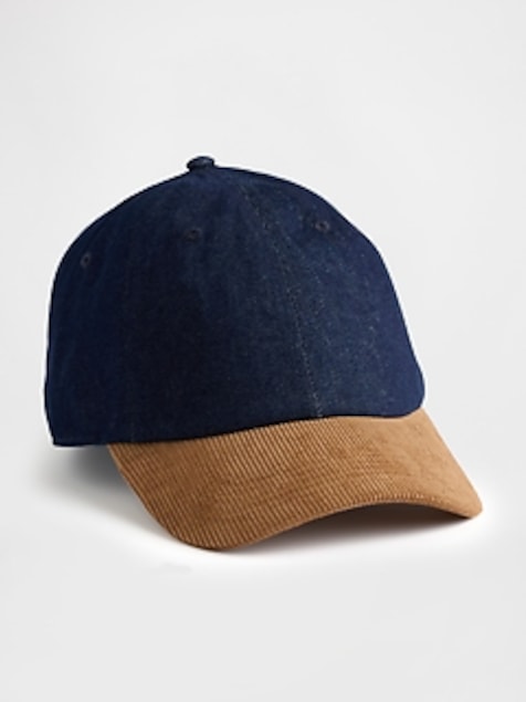 Denim & Corduroy Baseball Hat