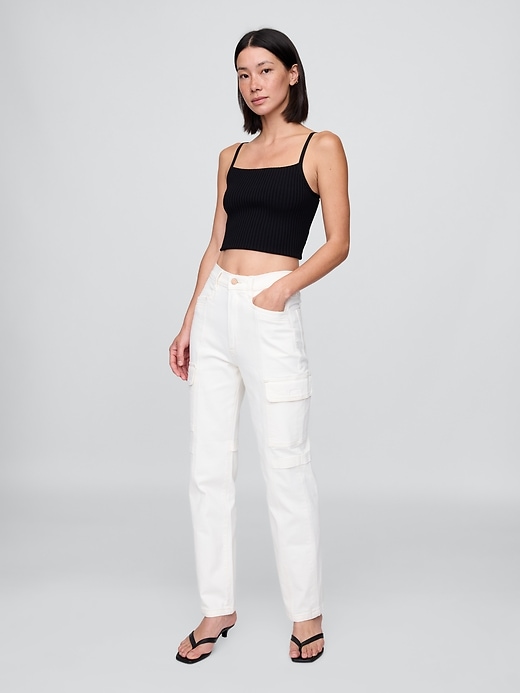 Image number 1 showing, Mid Rise '90s Loose Cargo Jeans