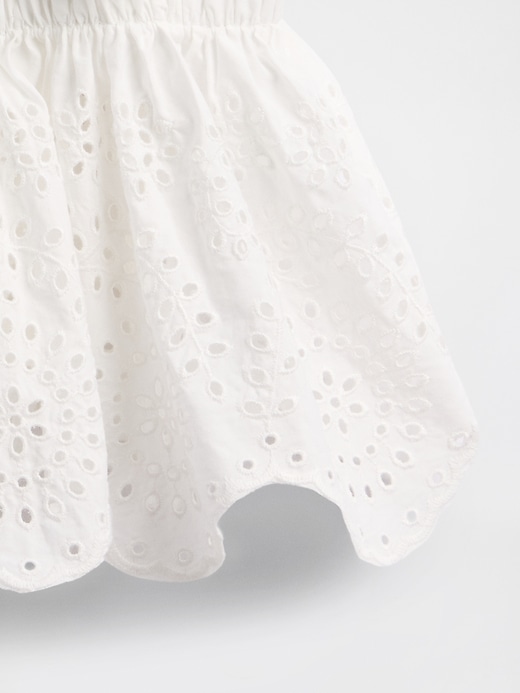 Image number 4 showing, Poplin Eyelet Ruffle Top