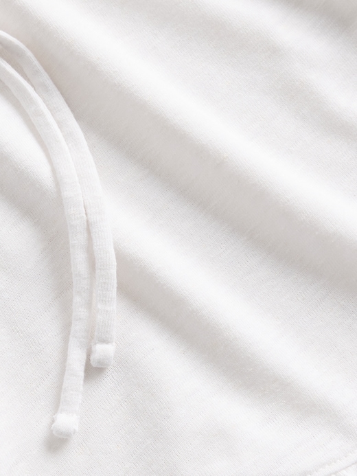 Image number 2 showing, Linen-Blend Ruffle PJ Shorts