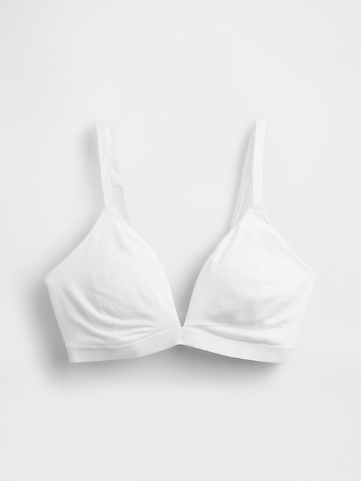 Image number 2 showing, Organic Stretch Cotton Triangle Bra