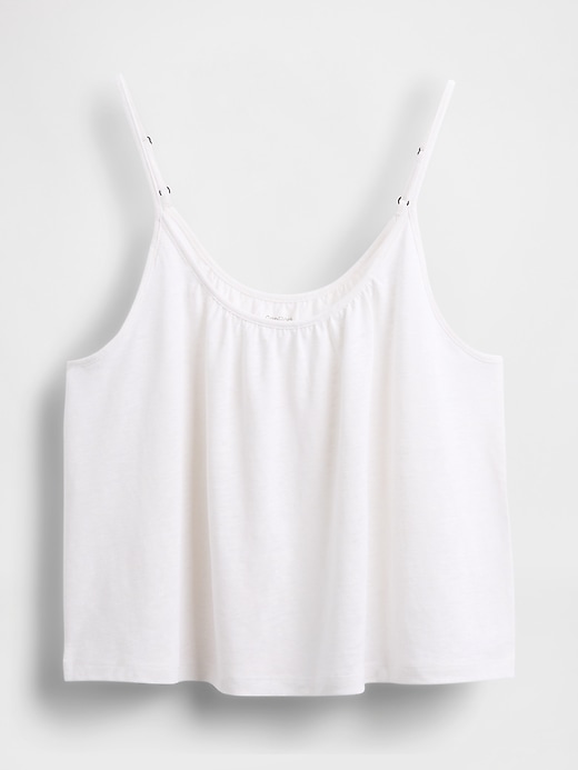 Image number 5 showing, Linen-Blend PJ Cami