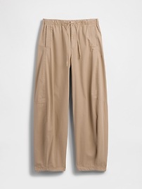 Low Rise Barrel Parachute Pants