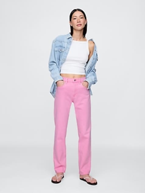 High Rise '90s Straight Jeans