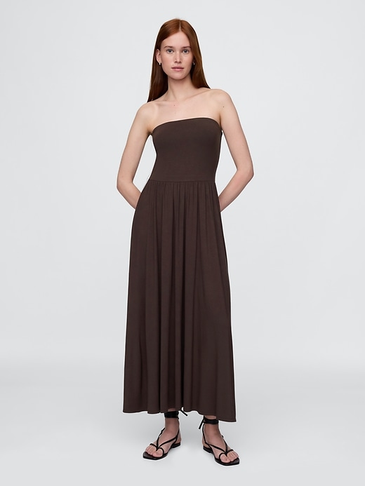 Image number 1 showing, Strapless Maxi Dress