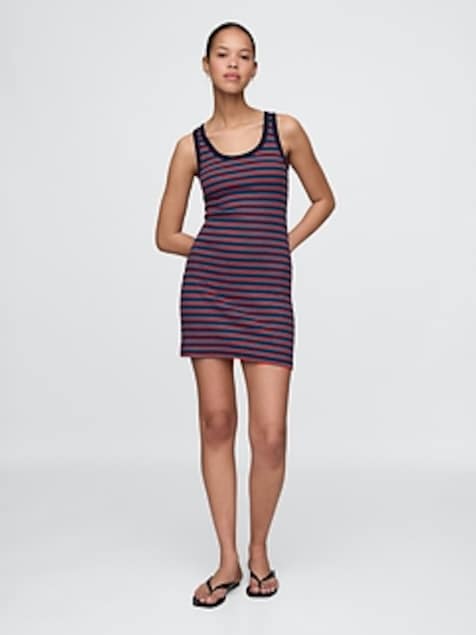 Rib Mini Tank Dress