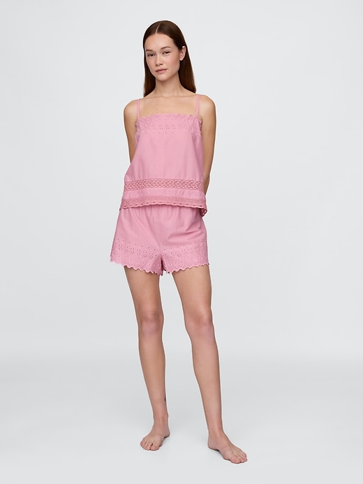 Image number 1 showing, Lace-Trim PJ Cami Set