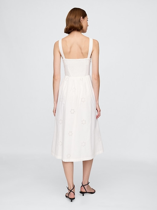 Image number 2 showing, Eyelet Scoop Neck Dress