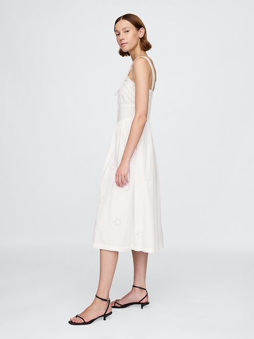 Image number 3 showing, Eyelet Scoop Neck Dress