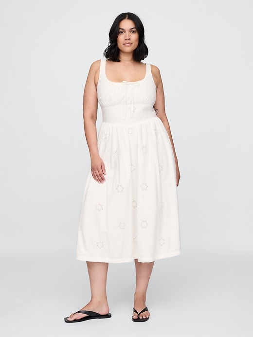Image number 5 showing, Eyelet Scoop Neck Dress