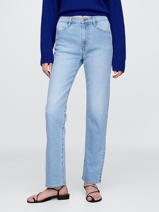 Image number 2 showing, High Rise '90s Straight Jeans