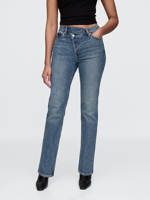 High Rise Crossover '90s Straight Jeans