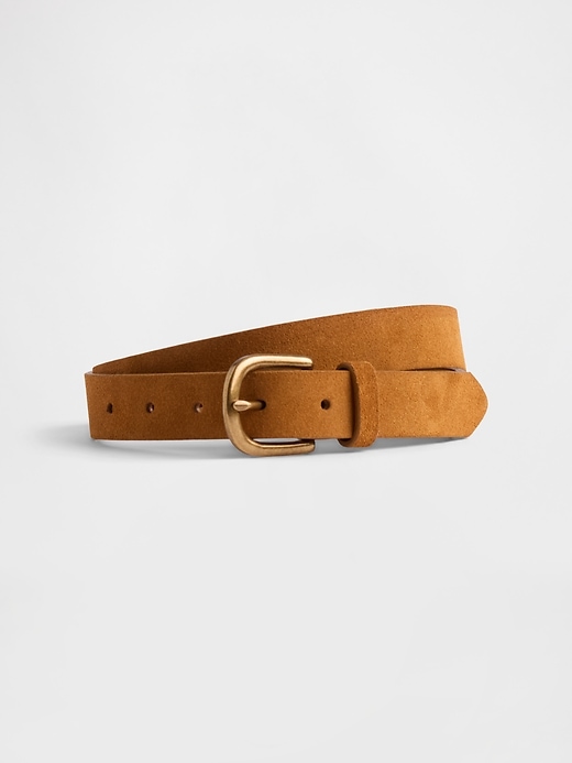 Image number 1 showing, Suede Belt