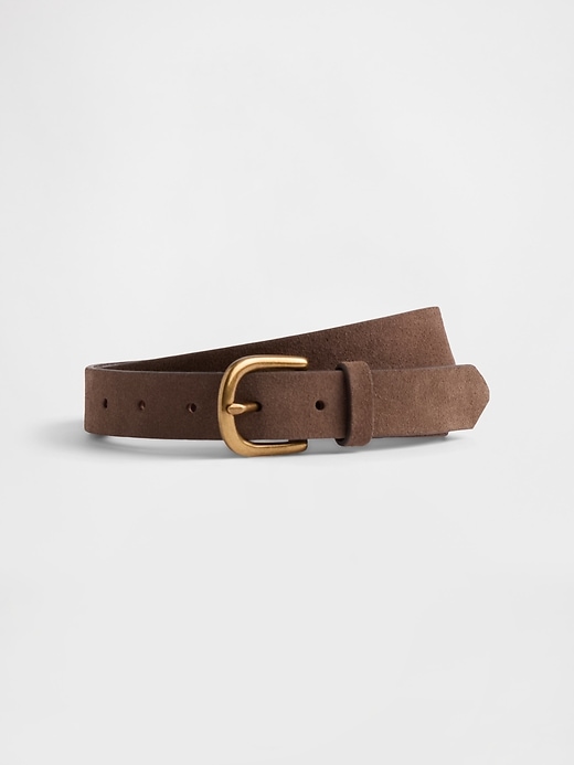 Image number 1 showing, Suede Belt