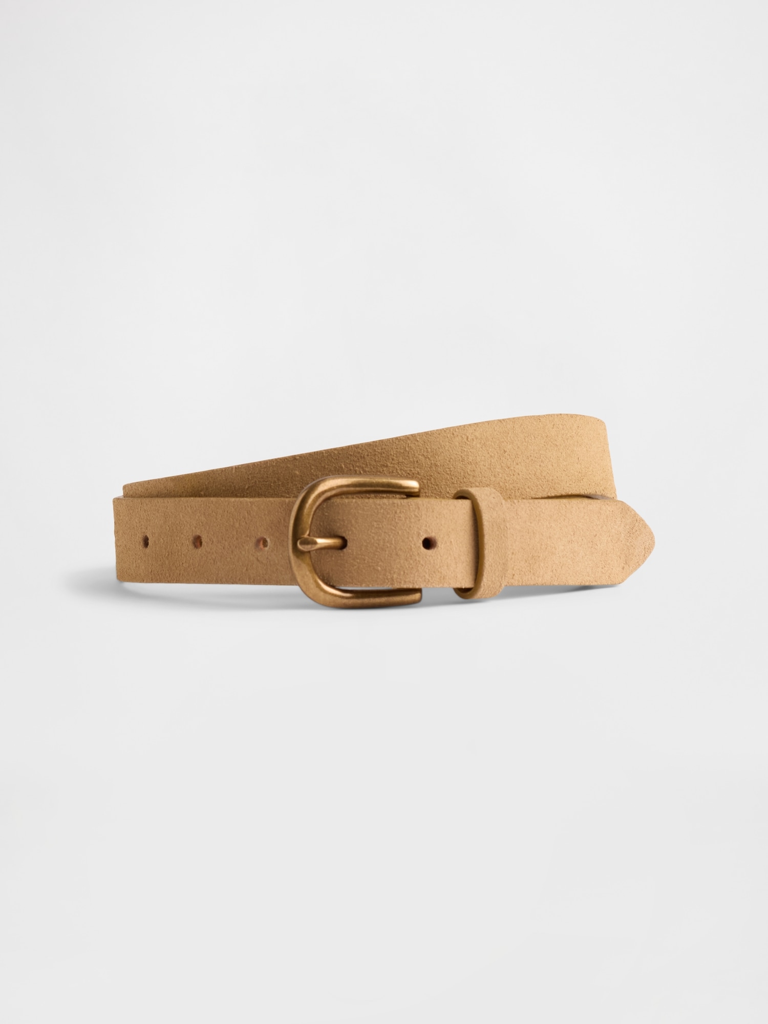 Gap Suede Belt In Brown