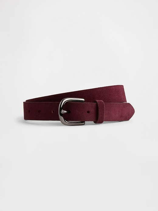 Image number 1 showing, Suede Belt