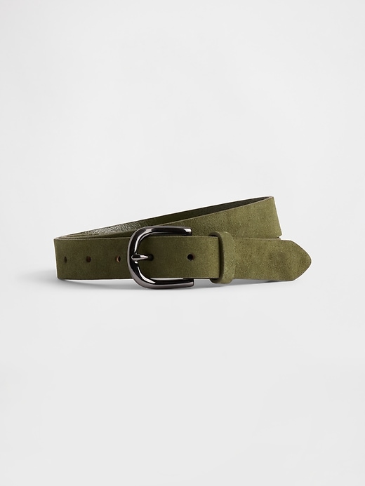 Image number 1 showing, Suede Belt