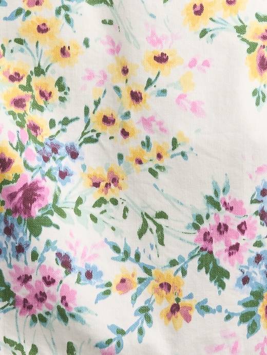 Image number 5 showing, Denim Floral Crop Shell Tank Top